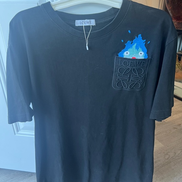 Loewe x Studio Ghibli Howl's Moving Castle Calcifer T-shirt medium - Picture 1 of 6